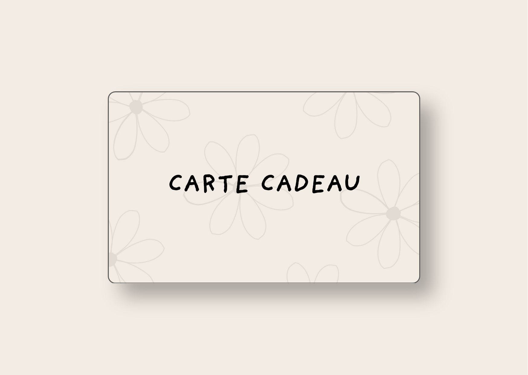 Carte cadeau