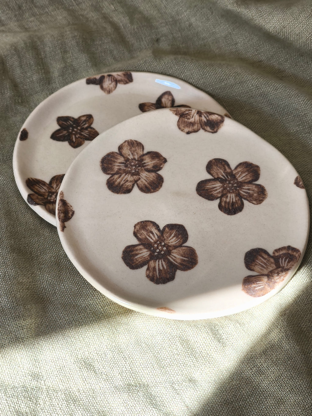 Petite assiette fleurs (Vide Atelier)